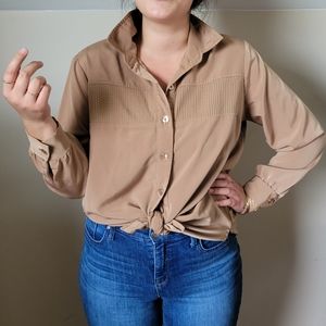 VTG | Satin Button-up Blouse